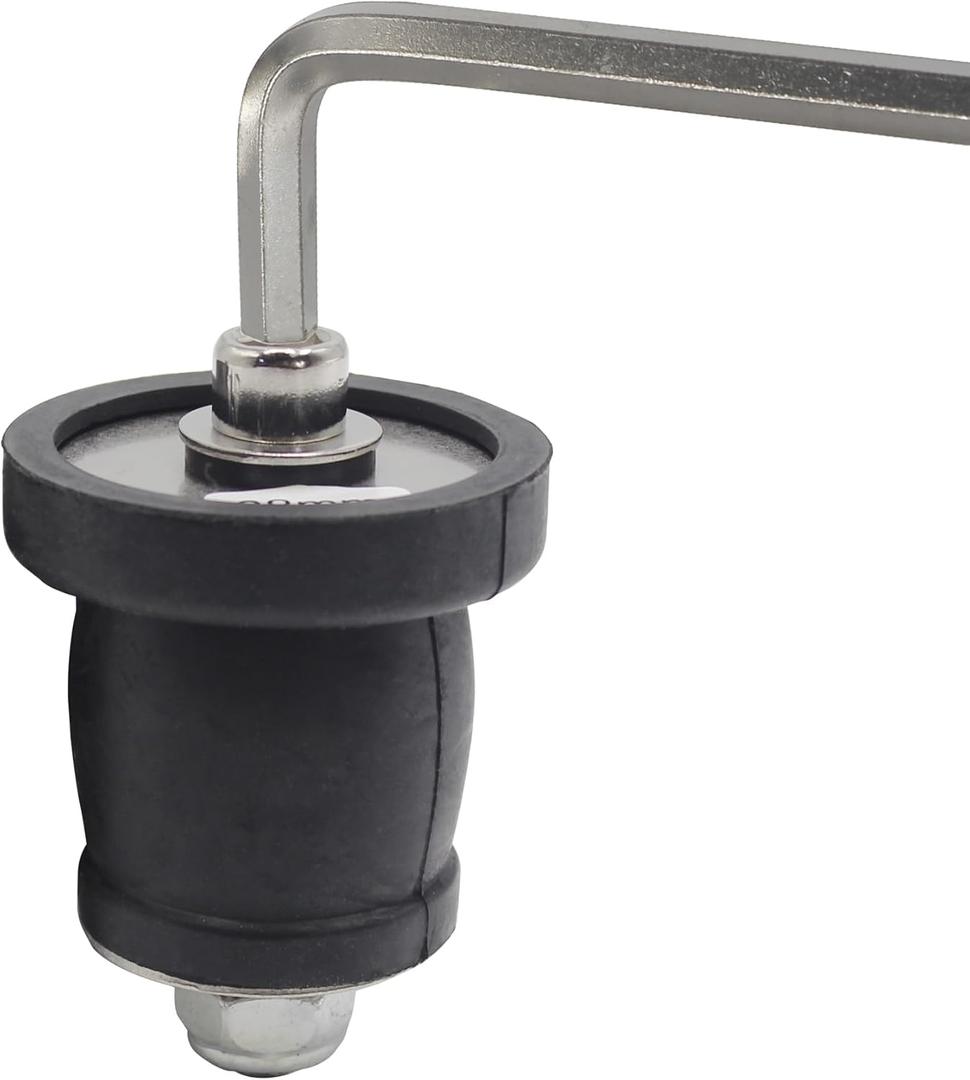 Expandable Mechanical Seal, Cleanout Pipe Plug-Rubber Expansion Scupper Plugs & Removable Stainless Steel Allen Wrench Handle, 1-9/16 to 1-3/4 in Sewer Cap Cover, Winterizing Pool Boat Plugs