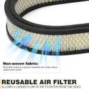 Universal 15" Oval Half Finned Air Cleaner Assembly,with Mounting bolt Black Aluminum Alloy Oval Polished Full Finned