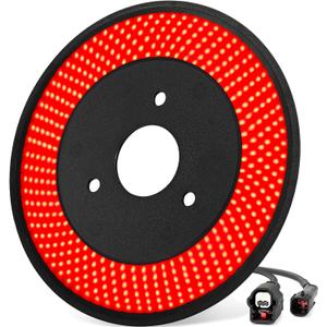 Spare Tire Brake Light for Ford Bronco 2021 2022 2023 2024 2/4 Doors, LED 3rd Third Brake Light Plug-N-Play, 405PCS LED Wheel Lights, Red Ring Rear Brake Tail Light for Ford Bronco Accessories