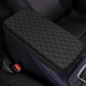 AOMSAZTO Console Pad for 2020-2024 Mazda CX-30 Armrest Pad for CX-30 Leather Black