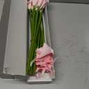 SITUMEIZI 24 PCS Pink Fake Flowers Artificial Calla Lily Silk Flowers Real Touch for Mother's Day Easter Home Kitchen Decor Wedding Bouquet Office Spring Decoration