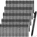 100 Pcs Spanish Bible Verse Pens Christian Ballpoint Pens with Inspirational Quotes Religious Writing Gifts for Employee Coworker Office Teacher Sunday School Supply(Black)