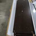 Furinno Cubicle Book Shelf, 12-Cube Thick Frame Bookshelf, Reversible Bookcase with Open Back, 14.6 x 43.8 x 58, for Living Room, Bedroom, Home Office, Black Dark Oak