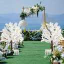 Artificial Cherry Blossom Tree - Handmade White Fake Cherry Blossom Tree Centerpieces for Wedding Party Christmas Garden Indoor & Outdoor