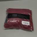 Wrap Around Dust Ruffle Bed Skirt - Burgundy - for Full Size Beds with 15 Inch Drop - Easy Fit Elastic Strap - Adjustable Pleated Bedskirt w/Brushed Fabric Wrinkle Free - for Women, Men, Kids & Teens