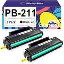 ManyJets PB-211 Toner Cartridge Replacement for Pantum PB-211 Black PB 211E PB211EV Toner Cartridge Compatible for Pantum P2500W P2502W M6550NW M6552NW M6600NW M6602NW (2-Pack,Black)