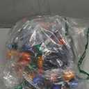 C9 LED Christmas Lights Outdoor, 150 FT 150Colored Bulbs Vintage C9 Connectable String Lights for Christmas Tree Roofline Patio Garden Backyard Holiday Party Indoor Outdoor Decoration, Green Wire