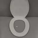 KOHLER 20110-0 Brevia, Slow Close Toilet Seat, Elongated Toilet Seat, Grip-Tight Bumpers Quick-Attach Hardware, White