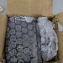 Goovilla Shelf Bracket, Heavy Duty Floating Shelf Brackets 8 inch Long, 6 Pack Brackets for Shelves, Black Coated Metal Wall Shelf Support Brackets with 1/5 Inch Thick and 160 lb. Load Capacity