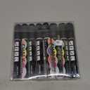 8Pcs Erasable Chalk Pen 6mm Reversible Tip Washable Chalkboard Marker for Blackboard Ceramics Window Glass Jar