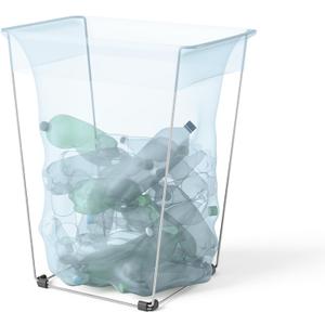 Bag Holder Stand for 39-45 Gallon Plastic & Paper Bags, 30" - For Garbage, Trash, Leaves, Lawn Yard Work, Laundry, Parties - Heavy Duty Indoor Outdoor Portable Metal Rack Dismantles for Easy Storage