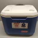 Coleman Xtreme Rolling Cooler with Wheels, Extra-Walled Insulation Keeps Ice up to 5 Days, Portable Wheeled Hard Chiller, 50qt