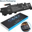 Replacement TT03XL Laptop Battery for HP EliteBook 850 G6 850 G5 ZBook 15U G6 15U G5 Series 932824-2C1 932824-1C1 933322-855 932824-421 HSN-113C-5 HSTNN-DB8K HSTNN-LB8H HSTNN-UB7T HSN-I13C-5