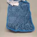 Deepsoon Heating Pad,Electric Heating Pads for Back,Neck,Moist Heating Pad for Abdomen Shoulder Knee Legs,Dry/Moist Heat&Auto Shut Off,Mother's Day Birthday for Men and Women,Blue,24x12 Inch