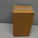 Modern Farmhouse Decorative Tissue Box Holder - Distressed White, Rustic Metal Design for Bathroom (Rectangle)