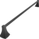 24 Inch Matte Black Towel Bar Towel Rack for Bathroom Kitchen Hand Towel Holder Dish Cloths Hanger SUS304 Stainless Steel Rustproof Wall Mount