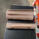 PIGCHCY Placemats with Matching Table Runner,Heat Resistant Vinyl Woven Washable Table mats Sets (6 Placemats+1 Table Runner,Champagne)