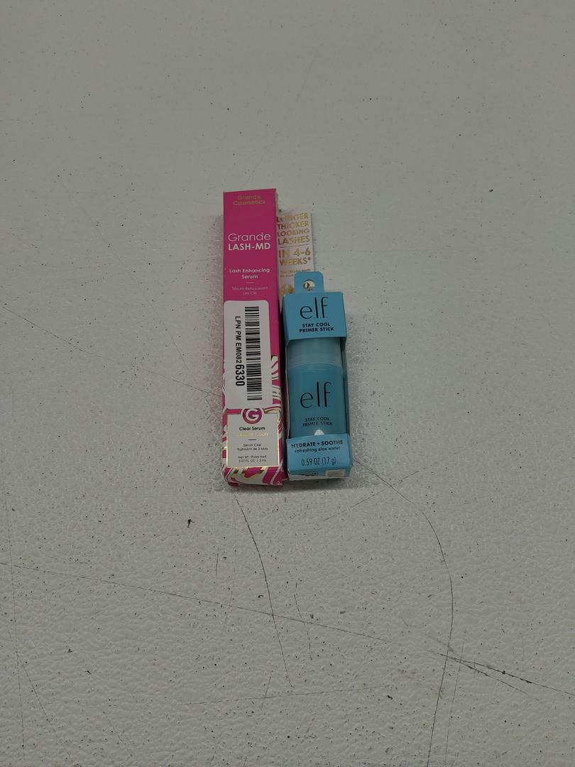 e.l.f. Stay Cool Primer Stick; Grande Cosmetics GrandeLASH-MD Lash Enhancing Serum
