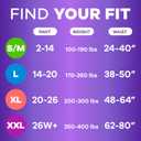 Always Discreet Adult Incontinence Underwear for Women and Postpartum Underwear, XXL, Up to 100% Bladder Leak Protection, 13 Count (2X-Large)