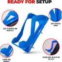 Pro-Bike Tool Bike Water Bottle Cage - Nylon & Glass Fiber - Lightweight 46g - Secure Retention - Fits 20-32 oz Bottle - Quick Install with Stainless Steel Bolts - Blue - Road & Mountain Bikes