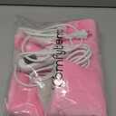 Comfytemp Heating Pad for Neck and Shoulders and Back, 2.6lb Weighted Electric Heat Pad FSA Eligible, Large HSA Heated Wrap, 9 Heat Settings & 11 Timer, Birthday Gifts for Women Men Mom Dad, Pink