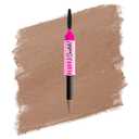 NYX PROFESSIONAL MAKEUP Fluff & Snatch Brow Powder Pen, Cream To Powder Eyebrow Pen For Soft, Defined Brows, Smudge and Transfer-Resistant Formula - Ash Blonde