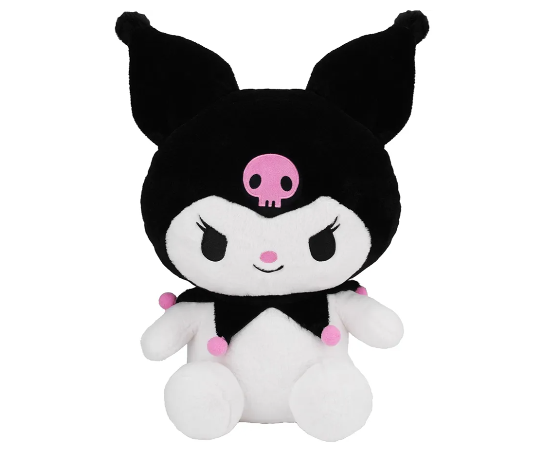 Juju Black Kawaii Plush (28 in) - Cute Stuffed Animal Kawaii Plushies - Peluche Big Stuffed Animals Plushie - Peluches Grandes Cute Plushies - Cool Stuff Plush - Plushy (Hpy)