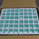 Seed Starter Tray, Seed Starter Kit with Grow Lights and Heat Mat, 96-Cell Seed Growing Tray, Seed Starting Trays Plant Starter Kit and Base, Indoor Gardening Plant Germination Trays (2)