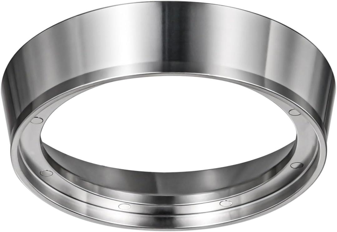 58mm Magnetic Dosing Funnel V2, MATOW Stainless Steel Espresso Dosing Ring with 8 Magnets Compatible with All 58mm Portafilter