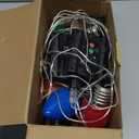 10 Pack Large C9 Christmas Decorations Outdoor Waterproof, Solar C9 Christmas Lights Outdoor with 2 Modes, Solar Pathway Lights for Outside Party Yard Lawn Patio Walkway Xmas Decoration (Multicolor)