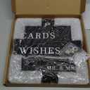 Black Acrylic Wedding Card Box DIY Card Boxes Gift Card Box Money Box Holder for Wedding Reception Anniversary Birthday Party Baby Shower Graduation Decorations (10 x 10 x 10 Inch)