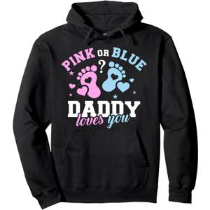 Gender reveal daddy dad Pullover Hoodie M