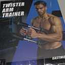 EAST MOUNT Twister Arm Trainer 20-110lb Adjustable Chest Workout Equipment for Men Women Portable Spring Resistance Muscle Builder Strength Training for Arms Chest Shoulders for Home Gym Fitness (40-90LB)