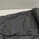 120L Foldable Collapsible Waterproof Travel Duffel Bag for Men and Women with Shoe Compartment (Black)