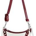 Clear Bag for Stadium Events - Clear Purse for Women with Detachable Strap for Concerts & Sports, Game Day Approved