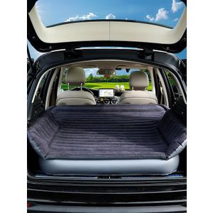 Upgraded SUV Air Mattress with Cordless Built-in Pump & 'Mattress Wings', 7-inch Height car Mattress | Car Camping for Mid/Large SUV, Minivan, Truck | 660 lb Capacity