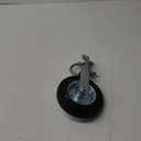 VIVIDA Gate Wheels for Metal Tube Gate, 6" Support Wheel with 1-5/8" Thru 2" Frames, Heavy Duty Farm Caster for Swing Chain Link Fence, 1 PCS