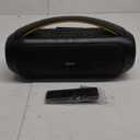 iHome Bluetooth Speaker Boombox with FM Radio, Color Changing Lights and Remote Control, Splash-Proof Wireless Speaker is Portable and Rechargeable (iBT920B.EXv24)