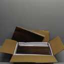 Bread Box for Kitchen Countertop Large Farmhouse Bread Container Bread Storage with Window Wooden Bread Holder (Carbonized)