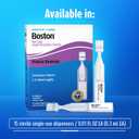 Boston One Step Liquid Enzymatic Cleaner, Preservative-Free Protein Remover for Rigid Gas Permeable (RGP) Lens, Sterile Single-Use Dispensers, 15 Count EXP 2027-10-31