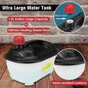 KITLUCK Wallpaper Steamer, 1500W Chemical Free Wallpaper Remover with 11.5 FT Cooling-Touch Hose, 1.2 Gallon Water Tank, Large Steam Plate, Steam Generator, Steam Cleaner for Wallpaper Removal