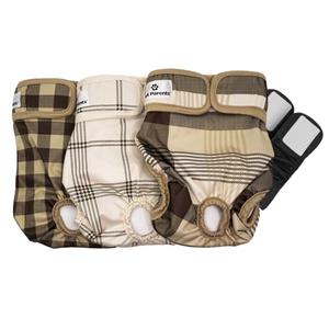 Pet Parents® Washable Dog Diapers (3pack) + Extendrs® of Durable Doggie Diapers, Premium Dog Diapers Female & Male (X-Large, Oxford)