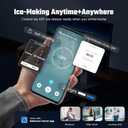 Maksone Countertop Nugget Ice Maker with APP Control, 44lbs/24H,Ready in 7 Mins,Crushed ice Maker,Sonic Pebble Ice Machine