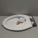 Clorox Round Beveled Plastic Toilet Seat with Easy-Off Hinges  Wiggle-Free Design