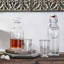 Bormioli Rocco Officina Water Bottle | 37.25 oz, Italian Glass Pitcher | Airtight Seal & Metal Clamp | Easy To Carry Handle, Dishwasher Safe & Eco-Friendly | Safe For Infused & Carbonated Drinks