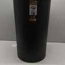 Umbra Vento Kitchen Trash Can with Open Top, Large 16-Gallon (62 L) Capacity, Black/Nickel