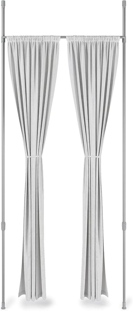 Umbra Anywhere Expandable Curtain Rod and Room Divider, Nickel