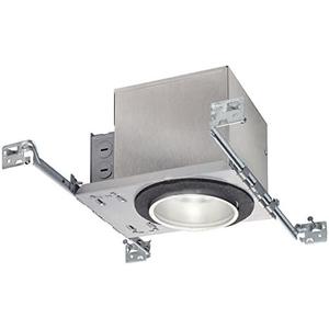 Juno Lighting IC1LED G4 09LM 30K 90CRI 120 FRPC 4" IC-Rated New Construction Recessed Housing, 120V, Bright White