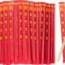 52USA Disposable Bamboo Chopsticks (100 Sets) - 9'' Long, UV Treated, Individually Wrapped Japanese and Chinese Wooden Chopsticks Bulk
