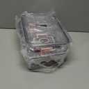 Latchlok Click 6.2 Cup Food Storage Container with Raiser & Divider, Storm